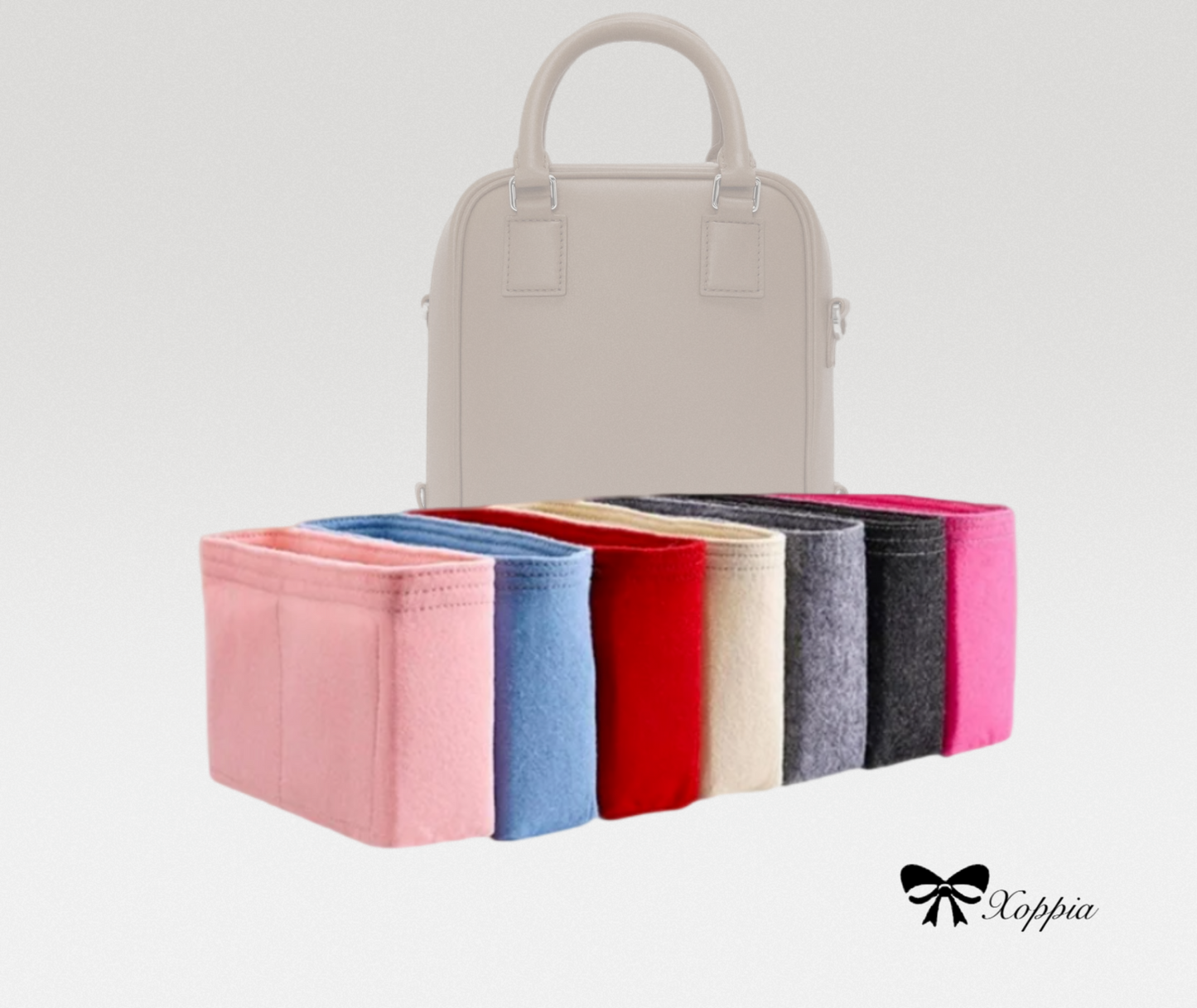 Bag Organizer For Amazona 15 bag | Bag Insert For Shoulder Bag | Felt Bag Organizer For Handbag Bag