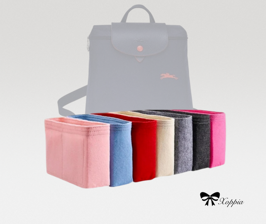 Bag Organizer For LE PLIAGE ORIGINAL Backpack | Bag Insert For Backpack Bag | Felt Bag Organizer For Designer Bag