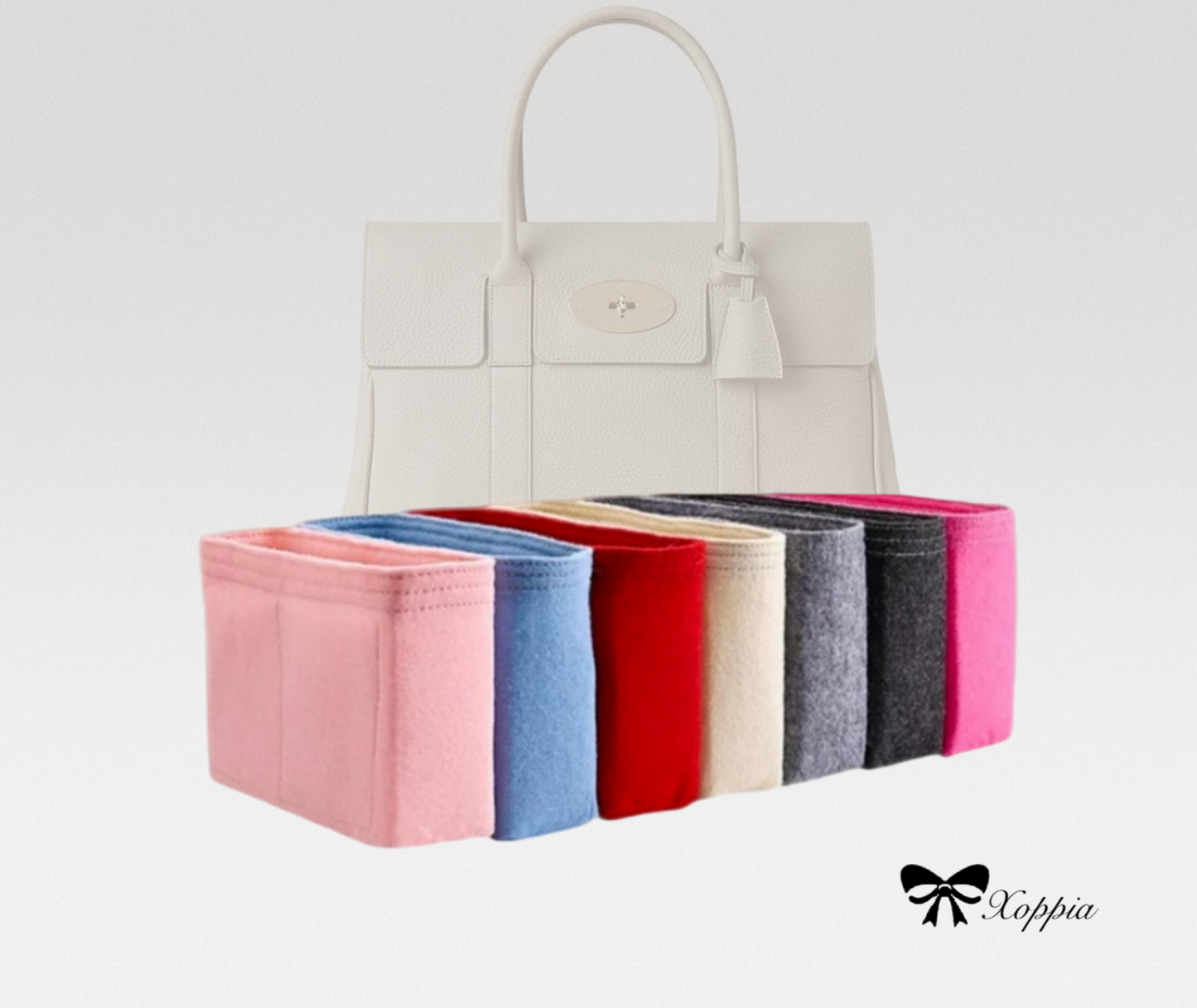 Bag Organizer For Bayswater Heavy Grain Leather Handbag Bag | Bag Insert For Tote Bag | Felt Bag Organizer For Handbag Bag