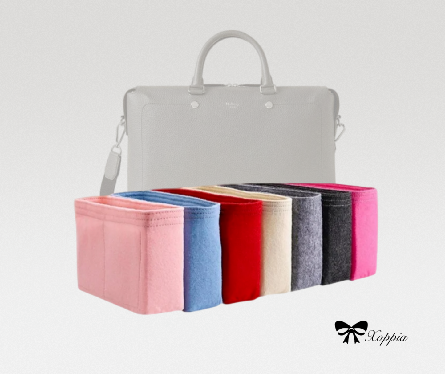 Bag Organizer For City Briefcase | Bag Insert For Shoulder Bag | Felt Bag Organizer For Handbag Bag