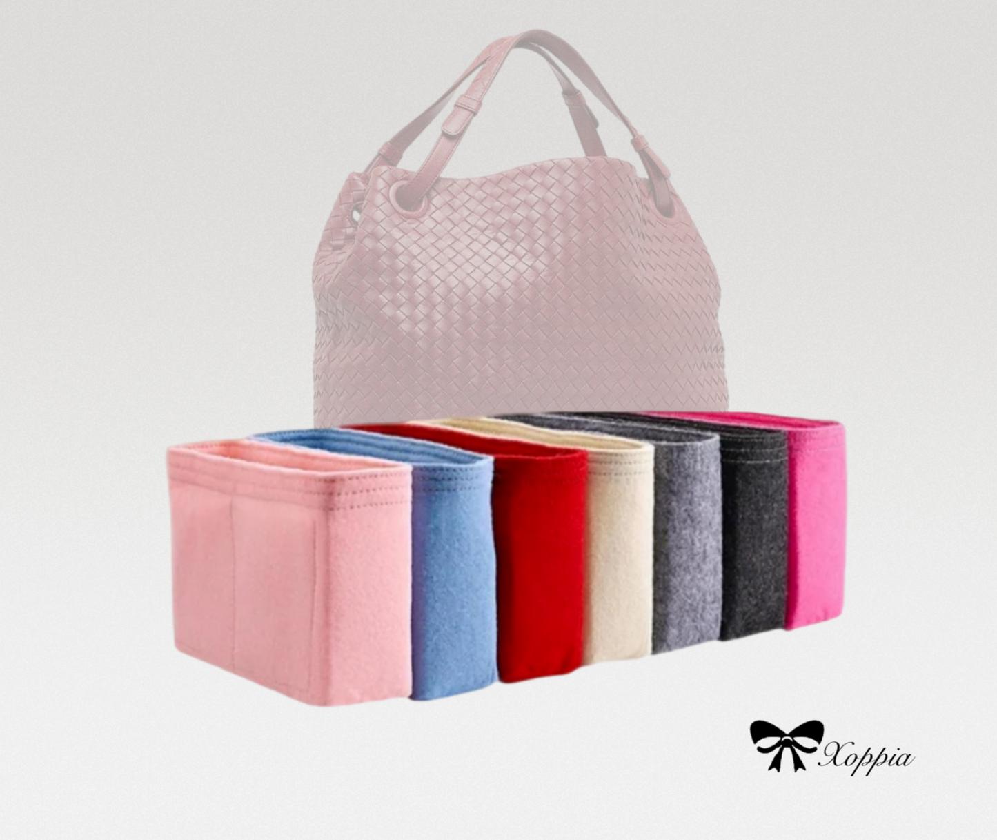 Bag Organizer For Bella Tote | Bag Insert For Tote Bag | Felt Bag Organizer For Handbag Bag