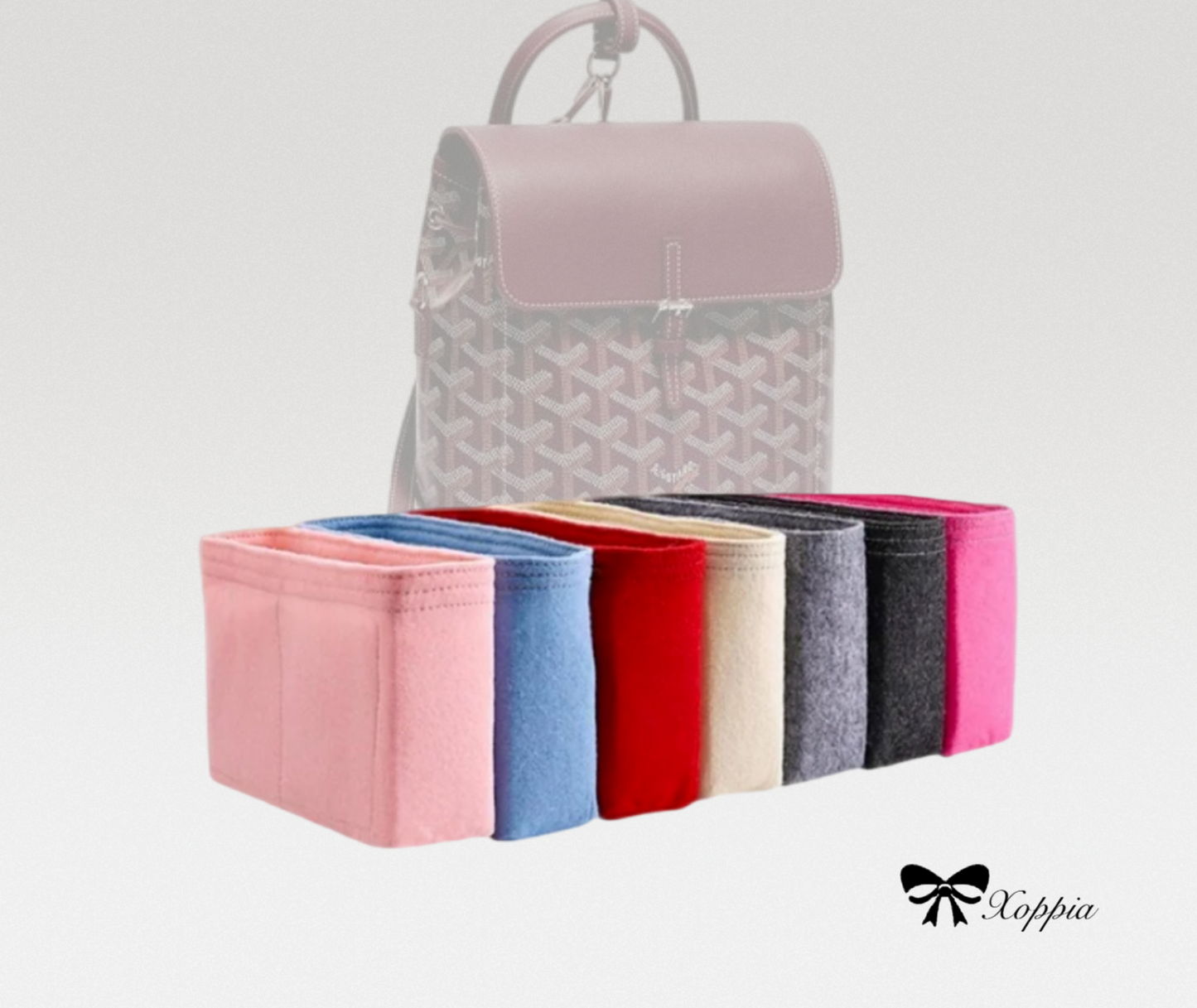 Bag Organizer For Alpin Mini Backpack | Bag Insert For Shoulder Bag | Felt Bag Organizer For Handbag Bag