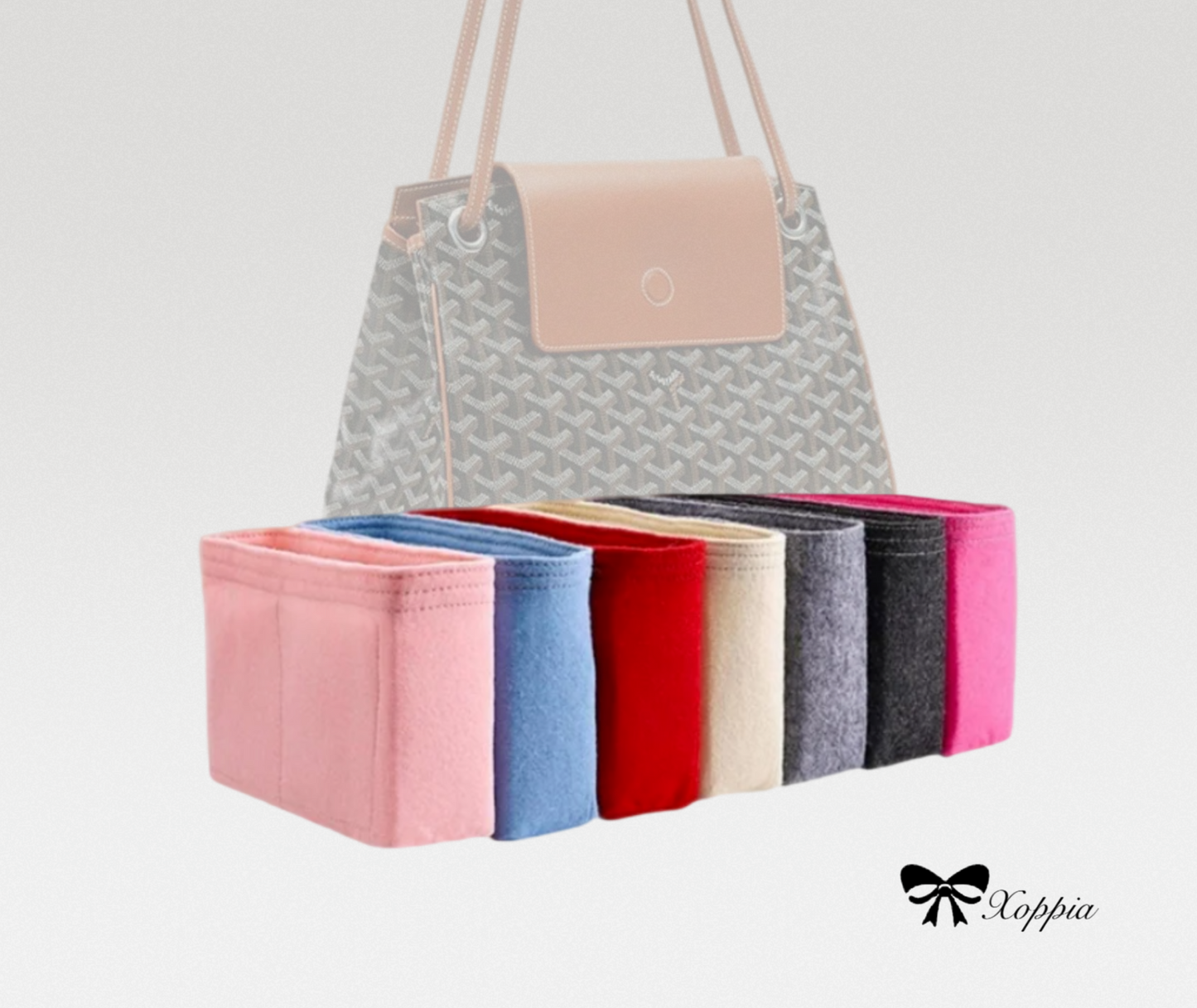 Bag Organizer For Rouette PM Bag | Bag Insert For Tote Bag | Felt Bag Organizer For Handbag Bag