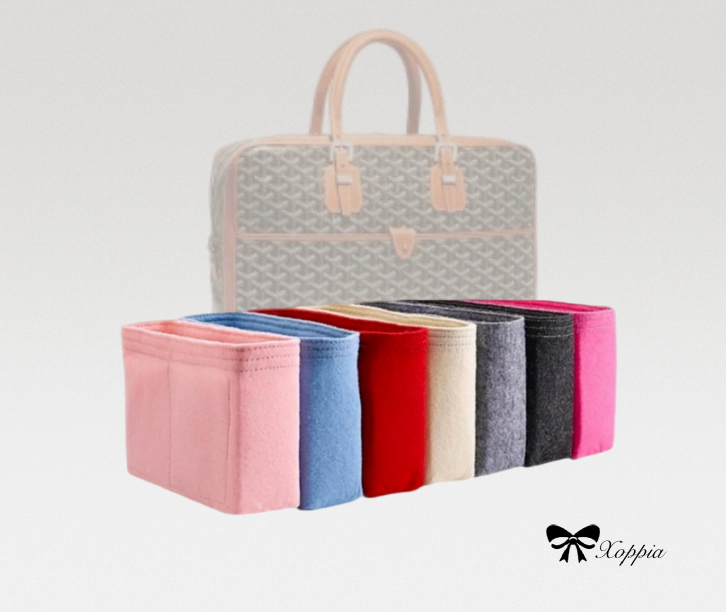 Bag Organizer For Ambassade Document Case | Bag Insert For Tote Bag | Felt Bag Organizer For Handbag Bag