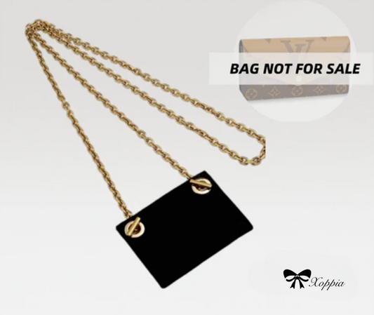 Sarah Wallet Conversion Kit (Felt Insert with Chain) | Wallet Insert with Chain | Wallet Convert to Crossbody Bag