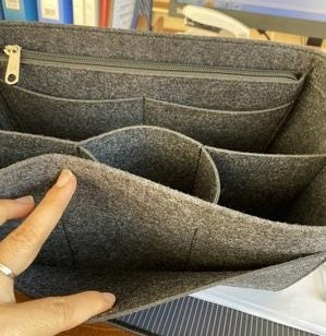 Bag Organizer For Central Tote Bag. Bag Insert For Classical Tote Bag.