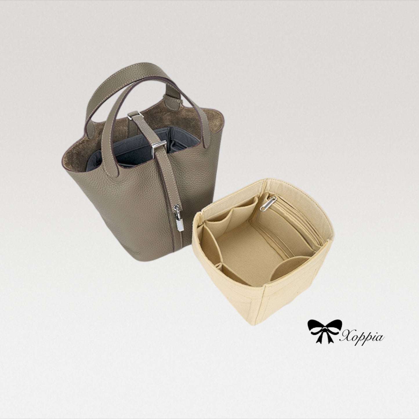 Bag Organizer For Handbags. Bag Insert For Classical Bag. Designer Bag Liner For Picotin