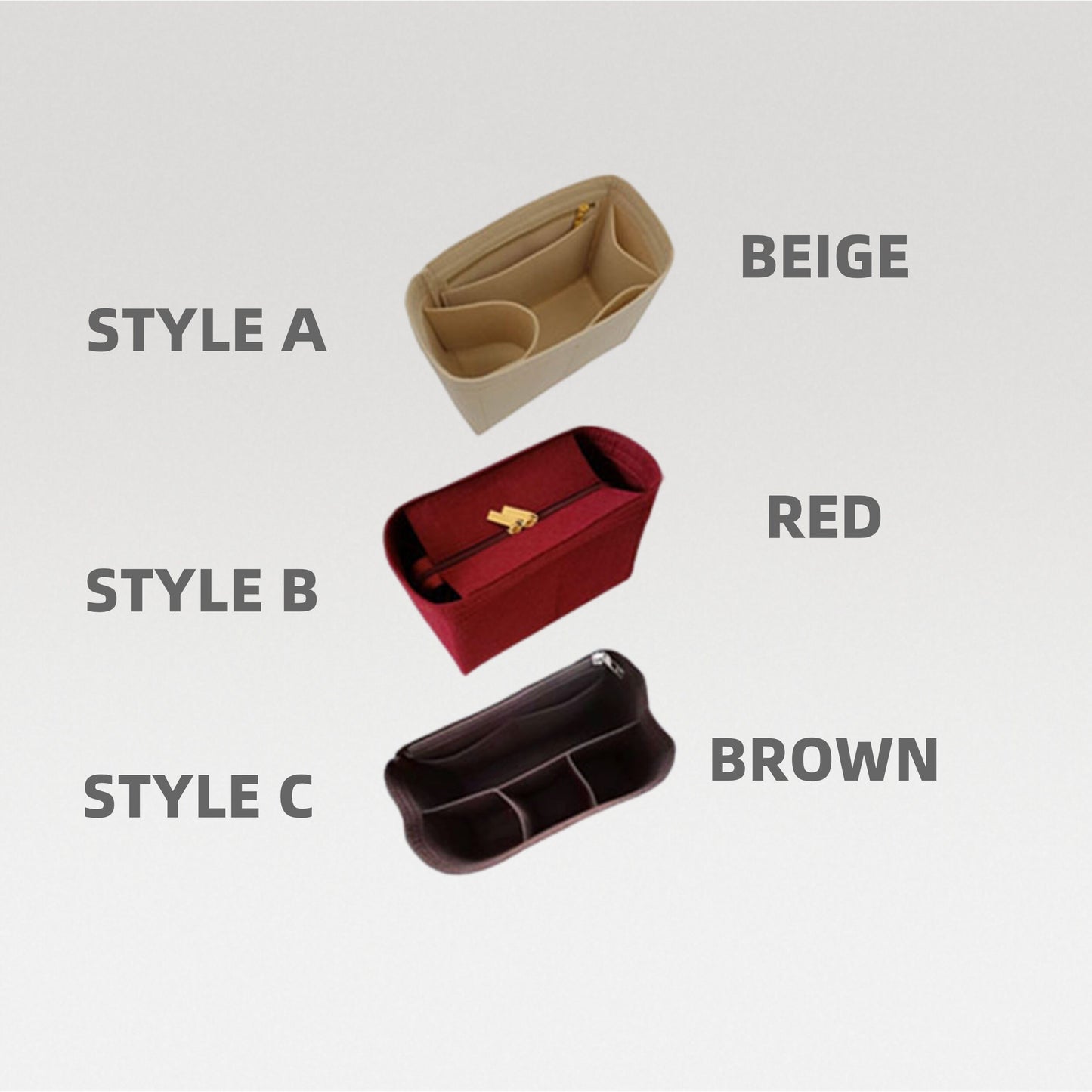 Bag Organizer For Tote 27 32 Bag. Bag Insert For Classical Tote Bag.