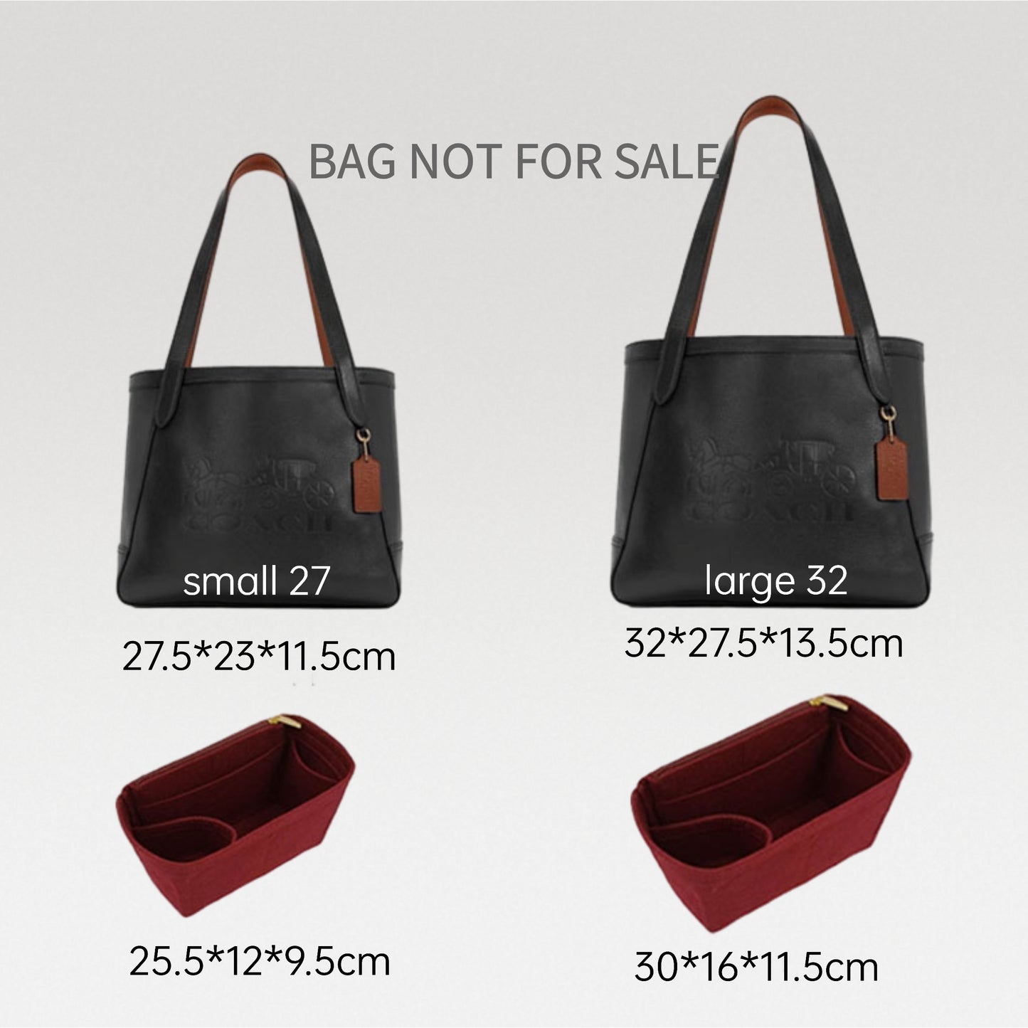 Bag Organizer For Tote 27 32 Bag. Bag Insert For Classical Tote Bag.
