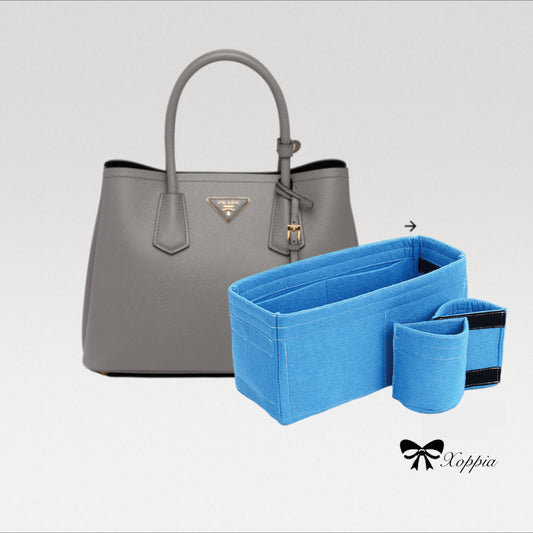 Bag Organizer For Galleria Small Saffiano Leather Double Bag. Bag Insert For Backpack Bag.