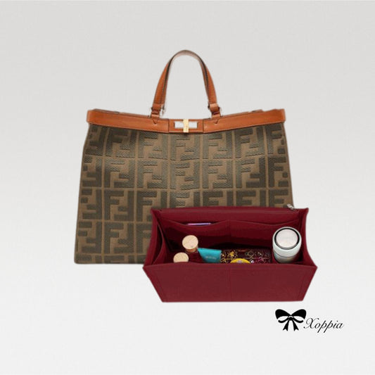 Bag Organizer For Peekaboo x tote Bags. Bag Insert For Designer Tote Bag.