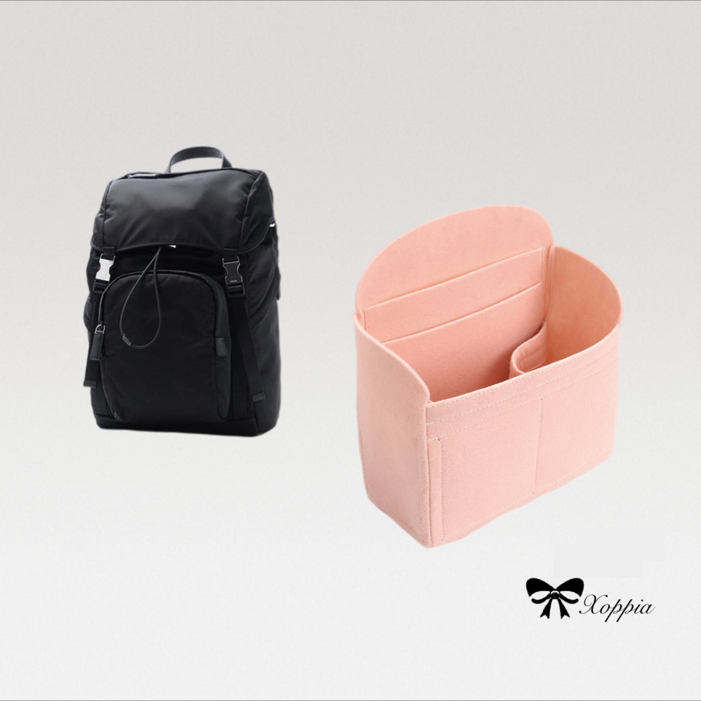 Bag Organizer For Nylon Backpack Men. Bag Insert For Backpack Bag.