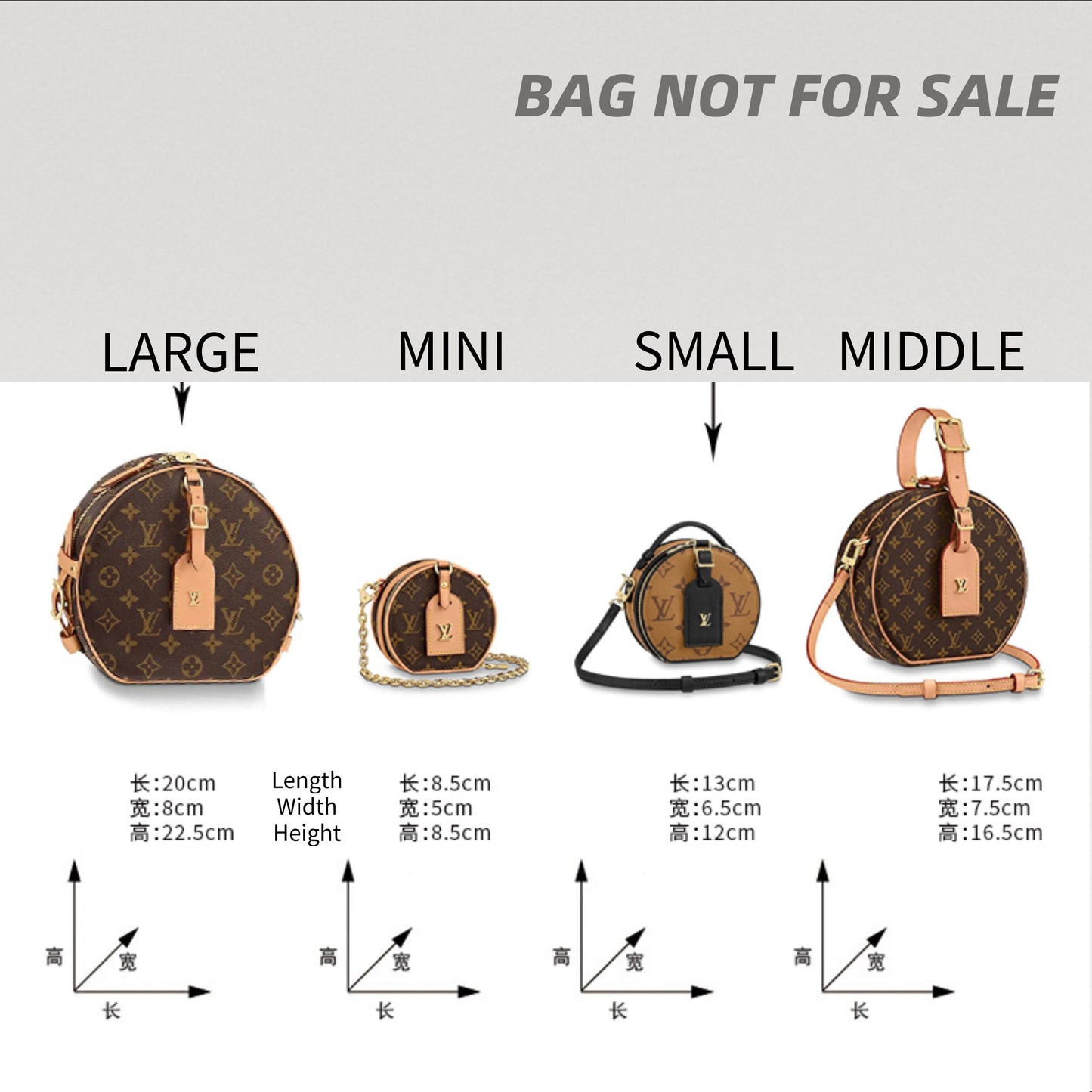 Bag Organizer For BOITE CHAPEAU SOUPLE mm pm Bag. Bag Insert For Classical Bag.