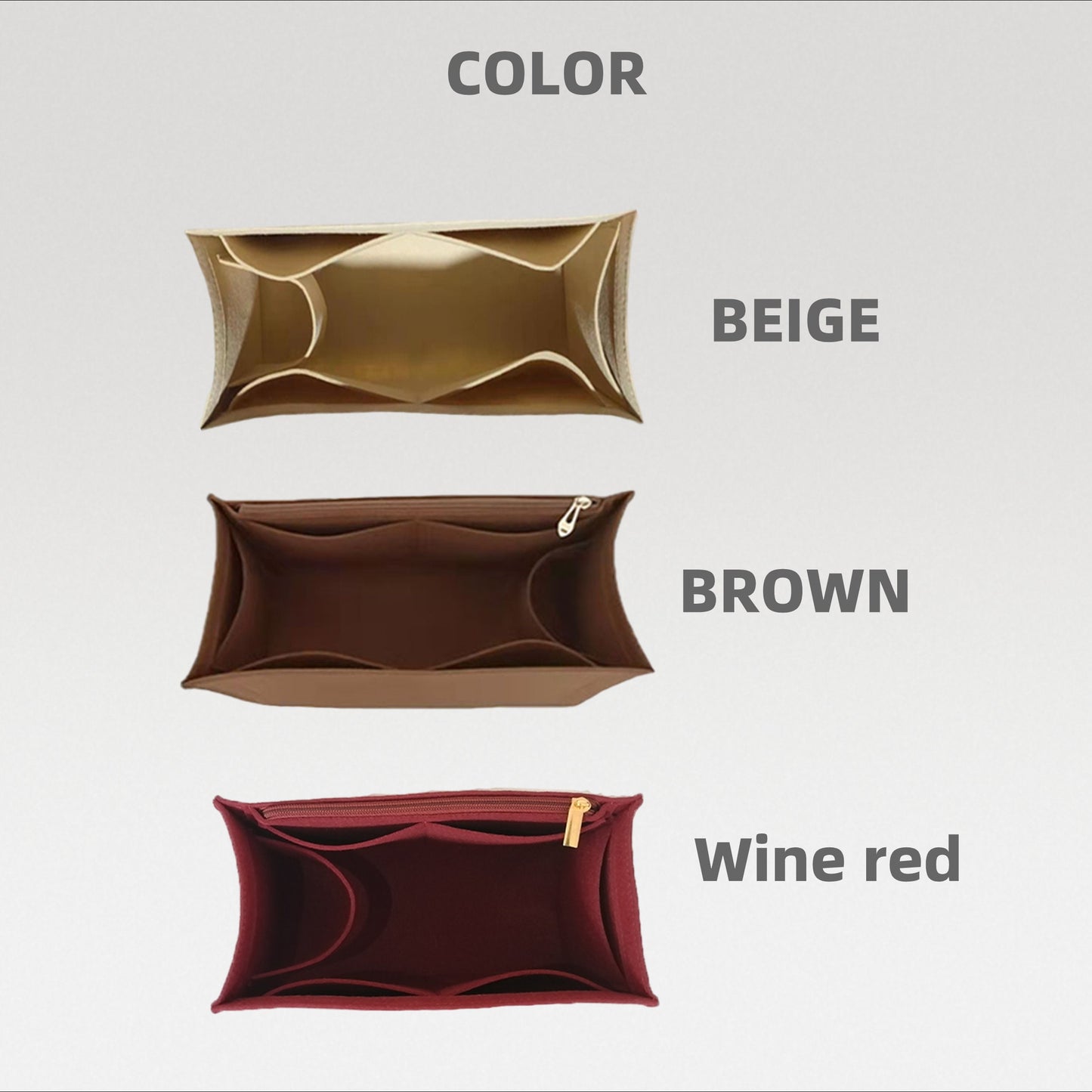 Bag Organizer For Cally Tote Bag. Bag Insert For Classical Tote Bag.