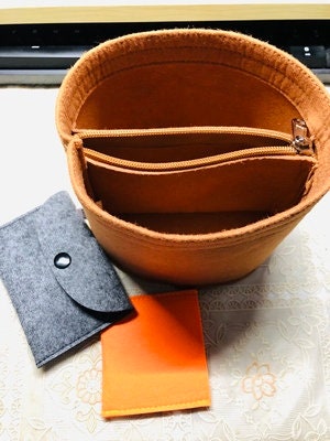 Bag Organizer For Cylinder Visetos. Bag Insert For Bucket Bag.