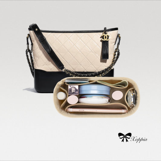 Bag Organizer For Gabrielle Shoulder Bag. Bag Insert For Elegant Designer Bag.