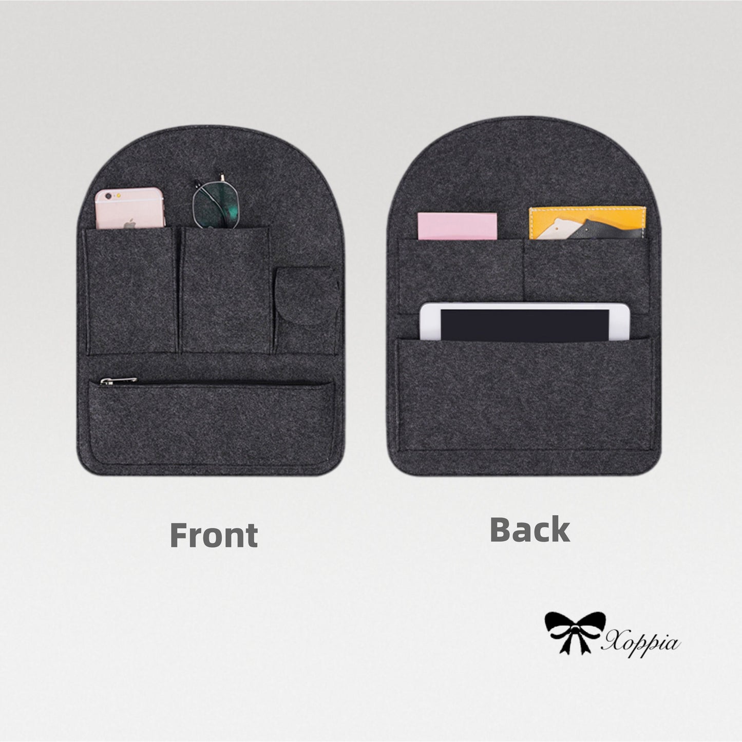 Bag Organizer For Backpack. Bag Insert For Classical Backpack.