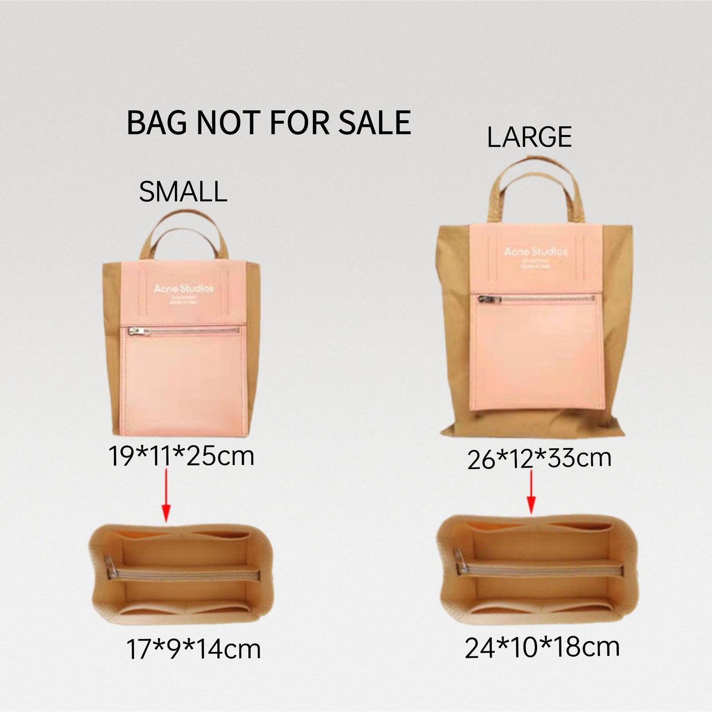 Bag Organizer For Small Large Tote Bag. Bag Insert For Classical Tote Bag.