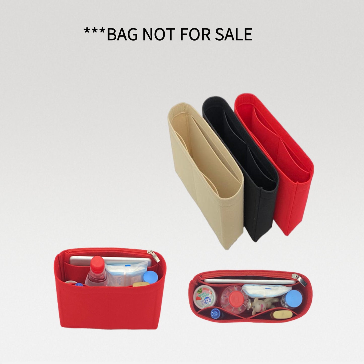 Bag Organizer For TB Fleming Chain Shoulder Bag. Bag Insert For Classical Crossbody Bag.