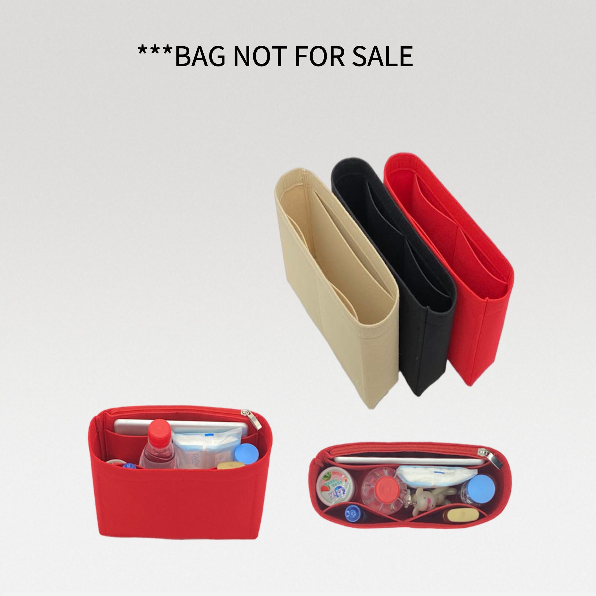 Bag Organizer For TB Fleming Chain Shoulder Bag. Bag Insert For Classical Crossbody Bag.