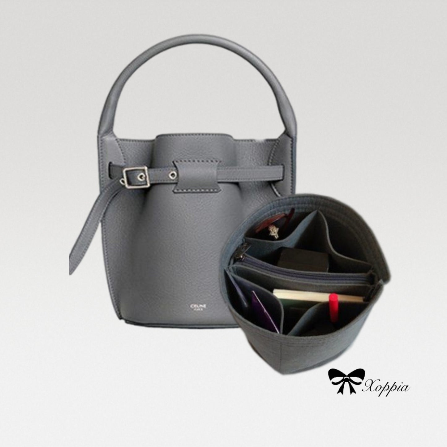 Bag Organizer For Big Bag Bucket. Bag Insert For Classical Handbag.