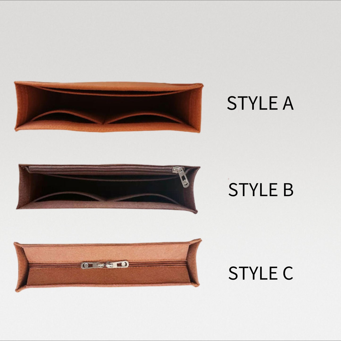 Bag Organizer For BBR Two-tone Pocket Hnadbag Bag. Bag Insert For Classical Designer Bag.