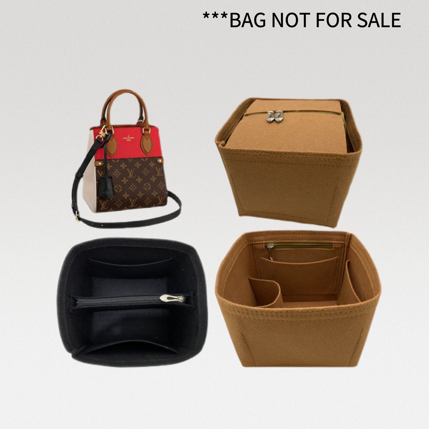 Bag Organizer For FOLD Tote Bag. Bag Insert For Classical Bag.