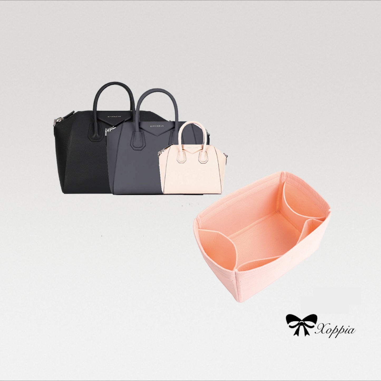 Bag Organizer For Antigona Bag. Bag Insert For Classical Handbags.