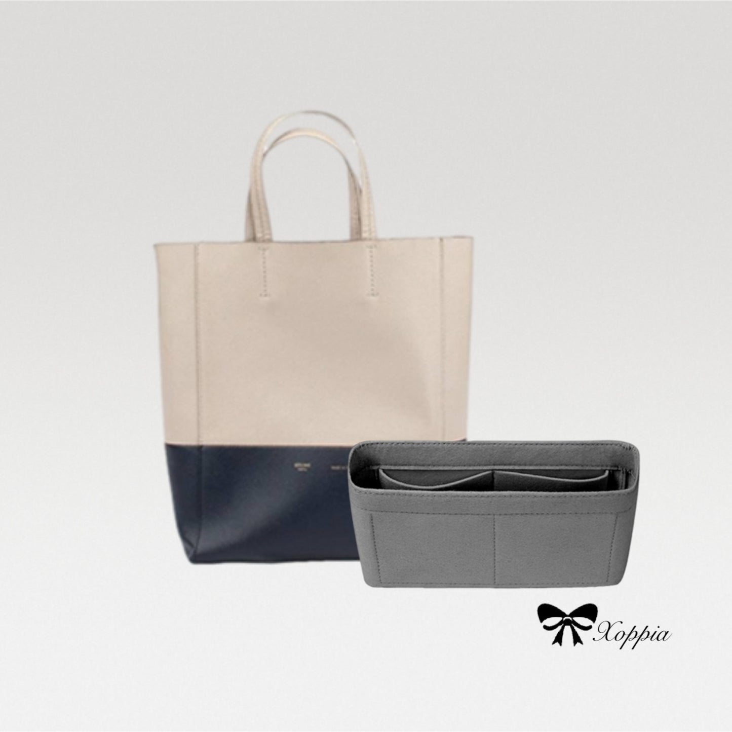 Bag Organizer For Cabas Handbag. Bag Insert For Desginer Bag.