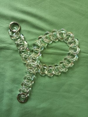 Acrylic Bag Chain Strap. 40cm/50cm Replacement Strap. Transparent Purse Chain.