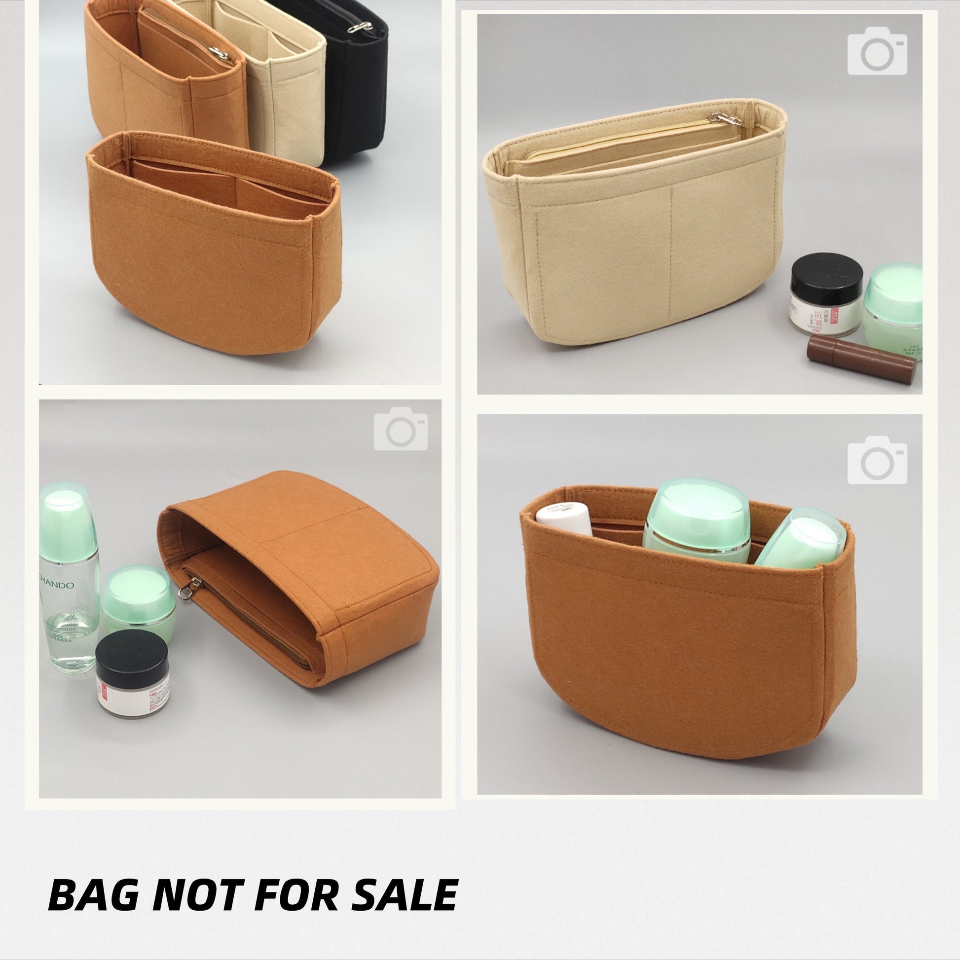 Bag Organizer For KAIA Leather Shoulder Bag. Bag Insert For Classical Saddle Bag.