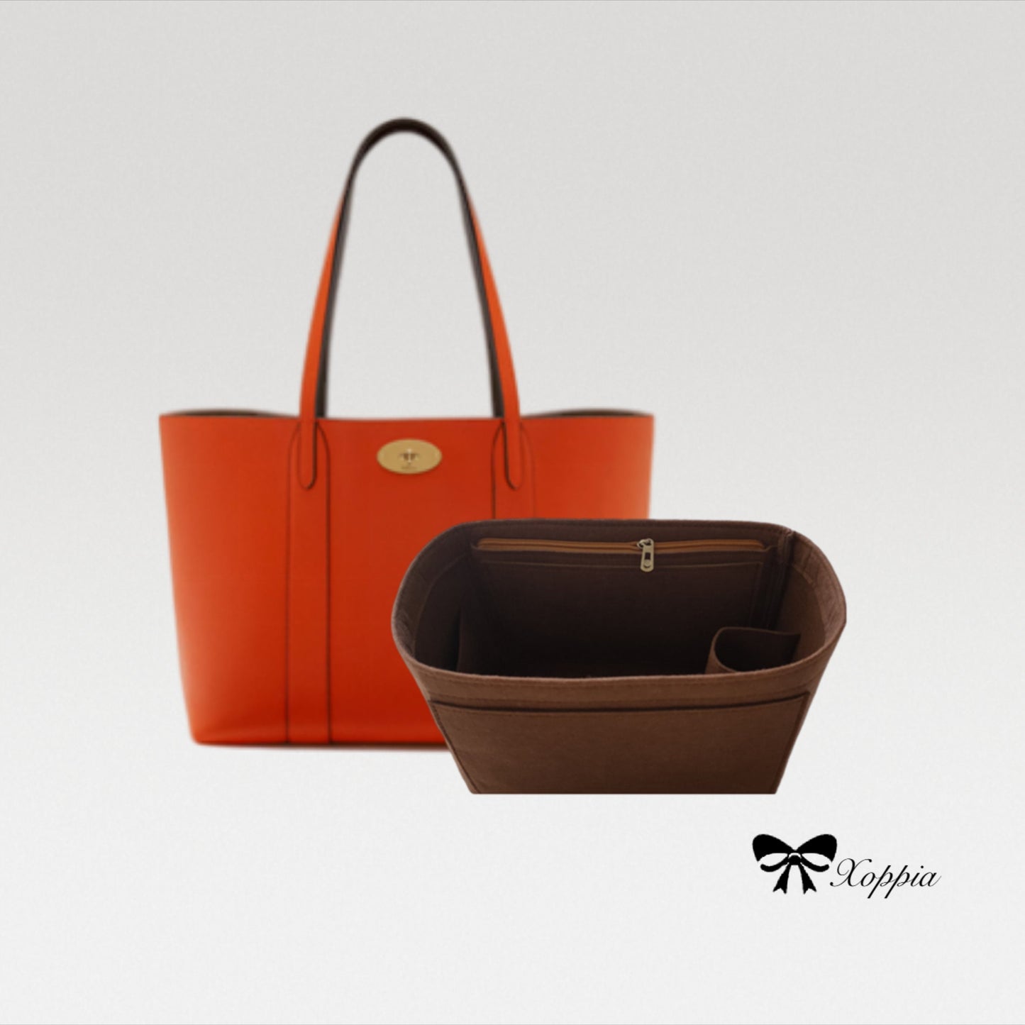 Bag Organizer For Bayswater Heavy Grain Tote bag. Bag Insert For Classical Tote Bag.