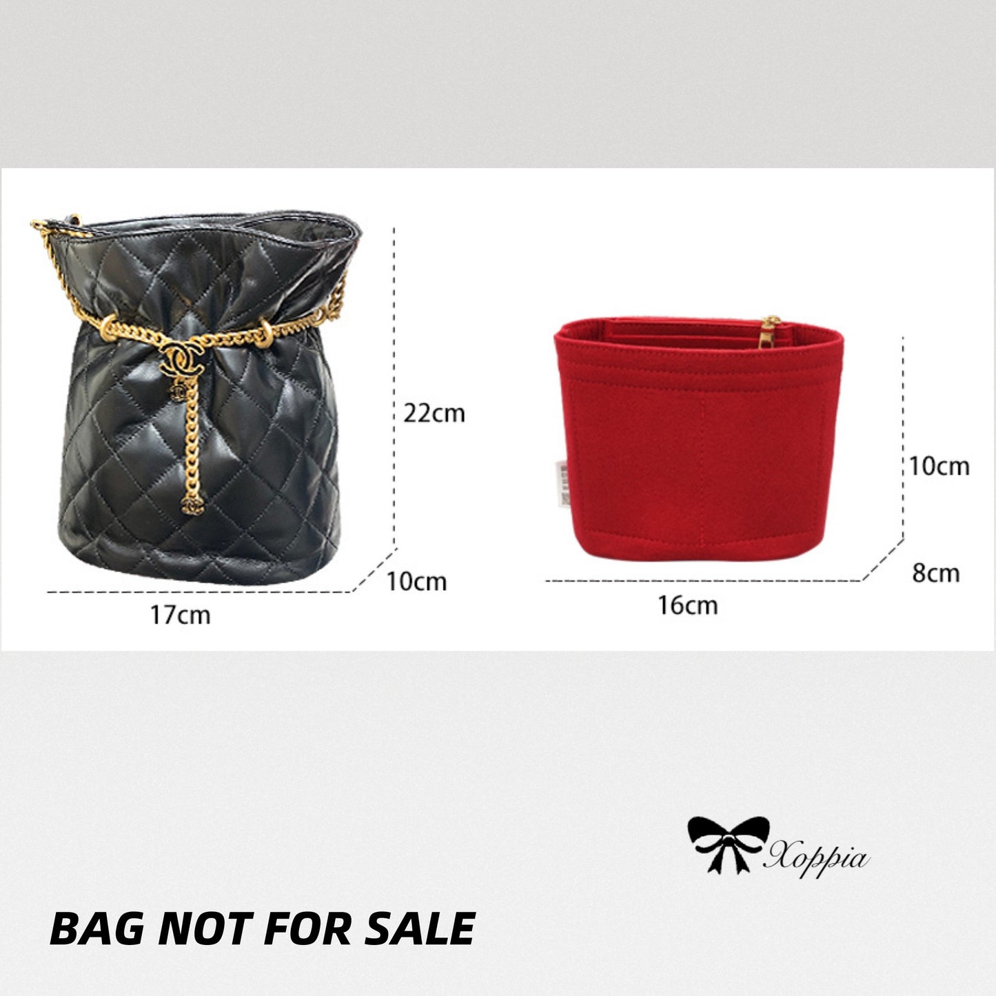 Bag Organizer For 2022 Drawstring Bucket Bag Spring-Summer 2022 Pre-collection. Bag Insert For Classical Bag.