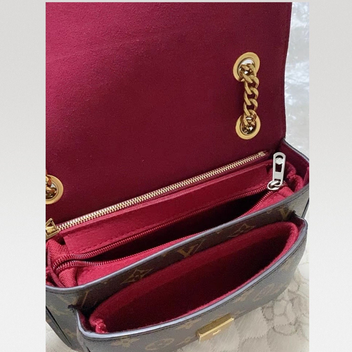 Bag Organizer For Passy Monogram WOMEN Handbags. Bag Insert For Box Handbag.