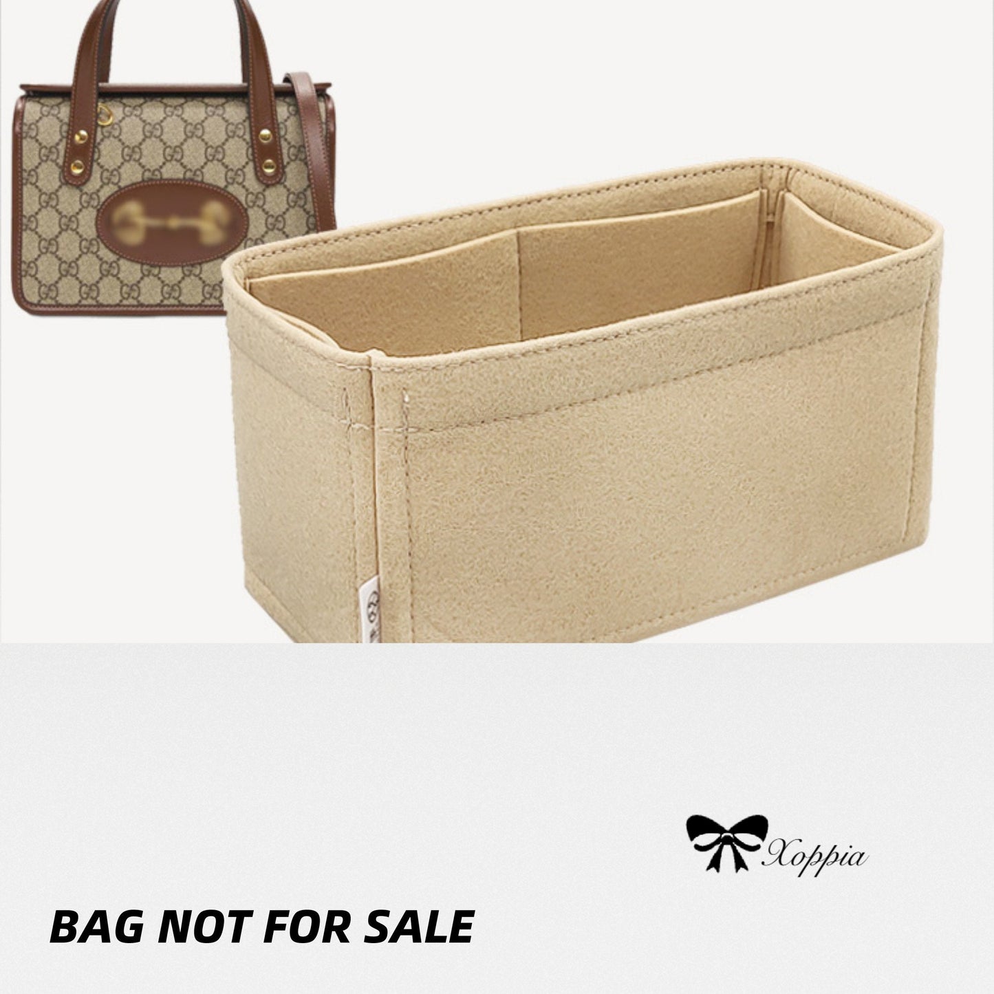 Bag Organizer For Horsebit 1955 Mini Top Handle Bag. Bag Insert For Classical Bag.