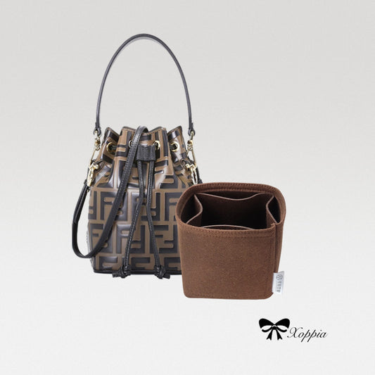 Bag Organizer For Mon Tresor Quilted FF silk mini bag. Bag Insert For Classical Bag.