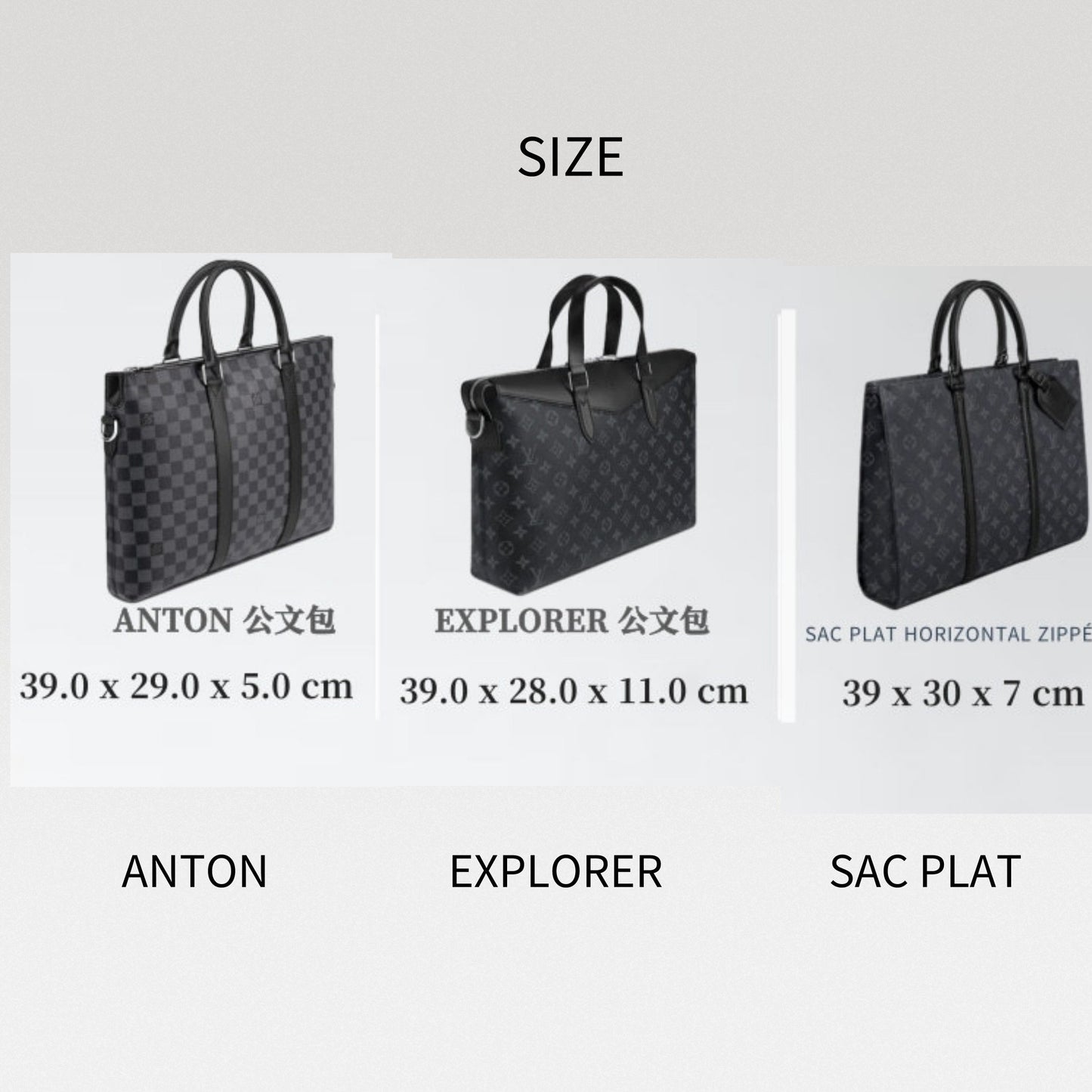 Bag Organizer For Business Bags Men's Briefcases Computer Bags. Bag Insert For Classical Bag.