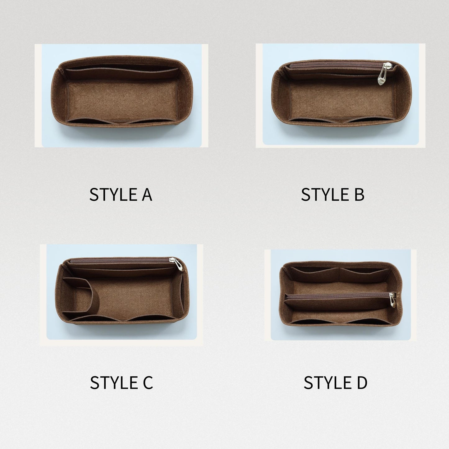 Bag Organizer For city keepall XS nano travel bag. Bag Insert For Classical Bag.