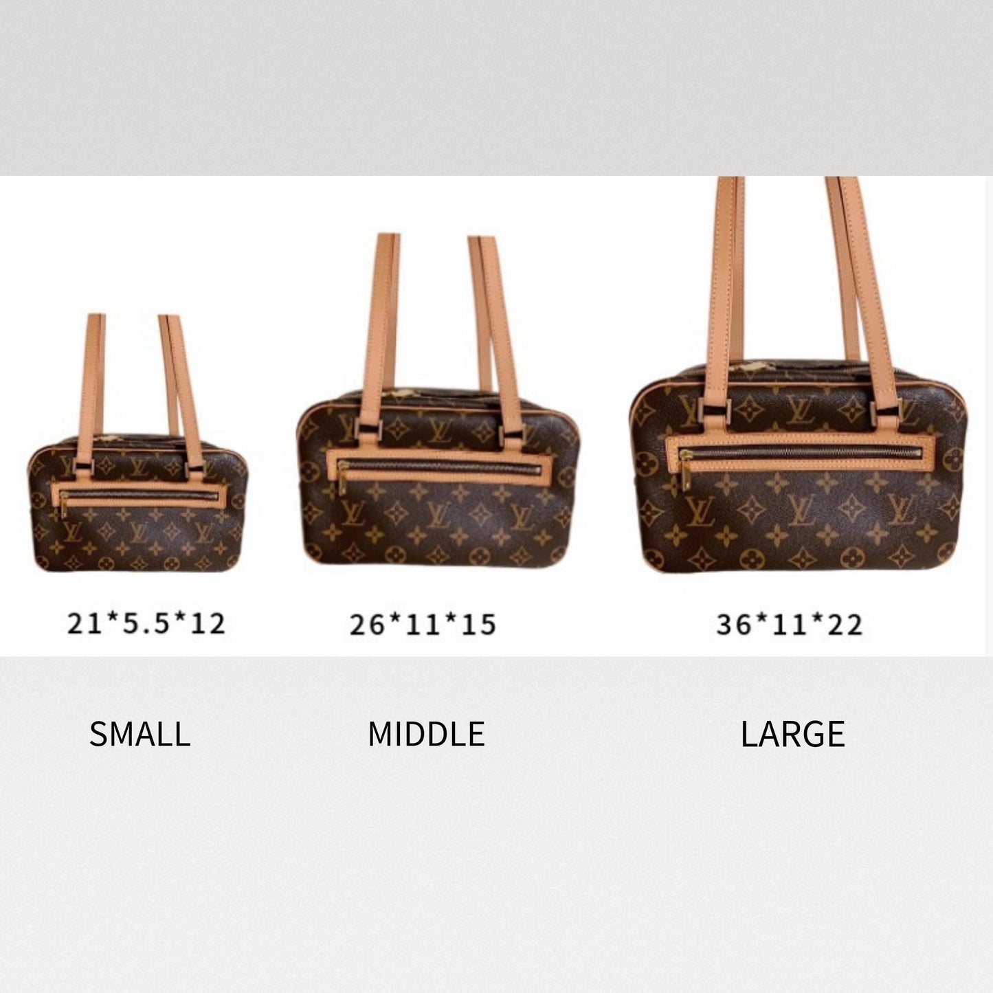 Bag Organizer For Cite MM PM Monogram Canvas Shoulder Bag. Bag Insert For Classical Bag.