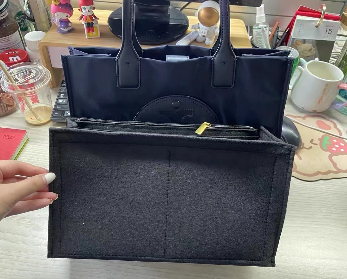 Bag Organizer For Beige Anagram Buckle Tote Bag. Bag Insert For Box Bag.