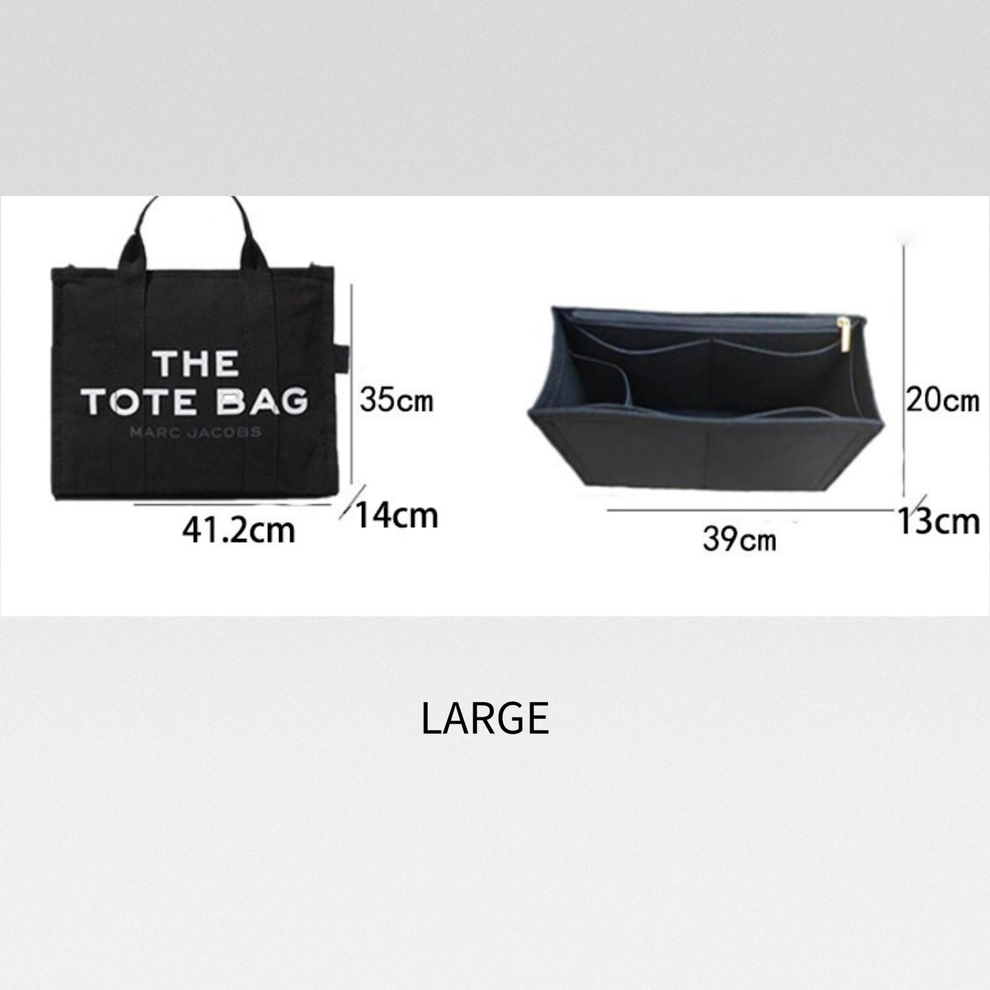 Bag Organizer For Women's Small Traveler Tote Bag. Bag Insert For Classical Bag.