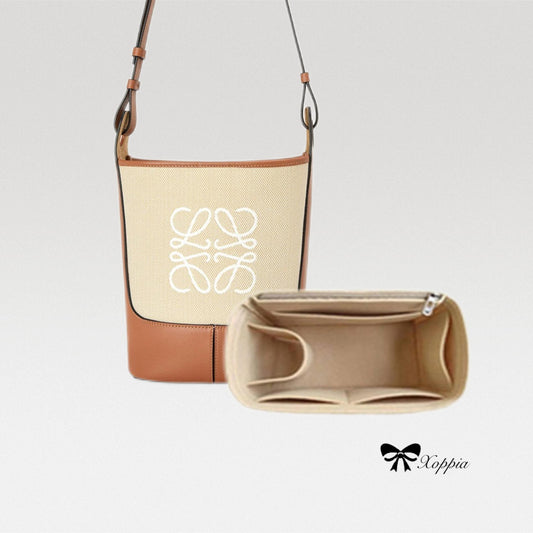 Bag Organizer For Loewe Women Small Anagram Hobo Bag. Bag Insert For Box Bag.