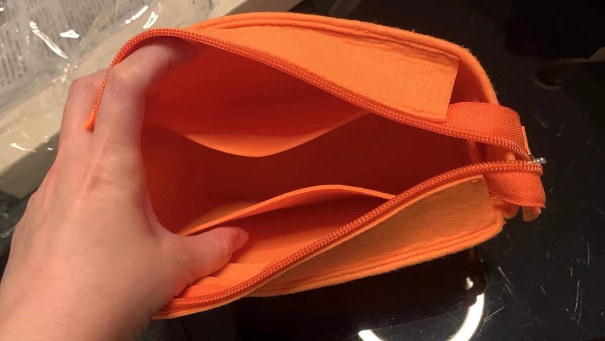 Bag Organizer For LOEWE Small Colorblock Woven Basket Top-Handle Bag. Bag Insert For Box Bag.