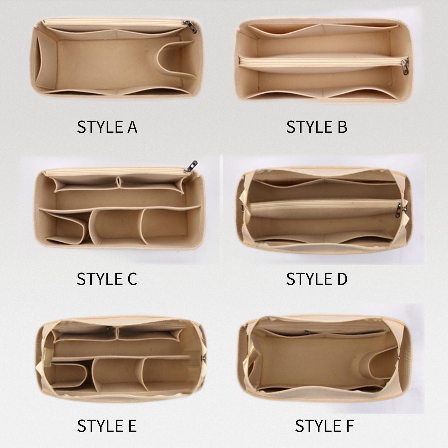 Bag Organizer For LOEWE Small Colorblock Woven Basket Top-Handle Bag. Bag Insert For Box Bag.