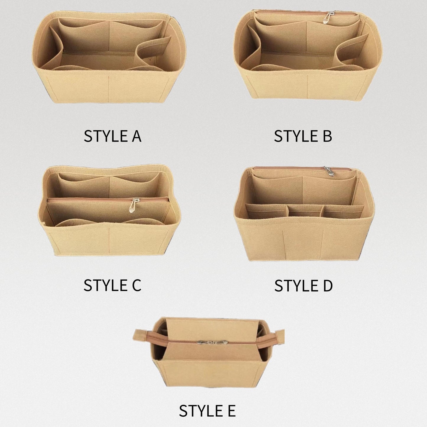 Bag Organizer For LE FOULONNÉ Handle bag. Bag Insert For Classical Tote Bag.