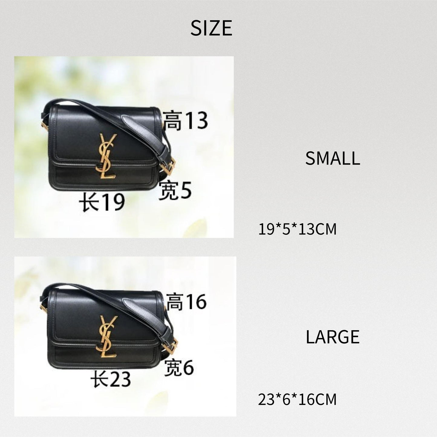 Bag Organizer For Saint Lau.rent Solferino Small Leather Crossbody Bag. Bag Insert For Classical Saddle Bag.