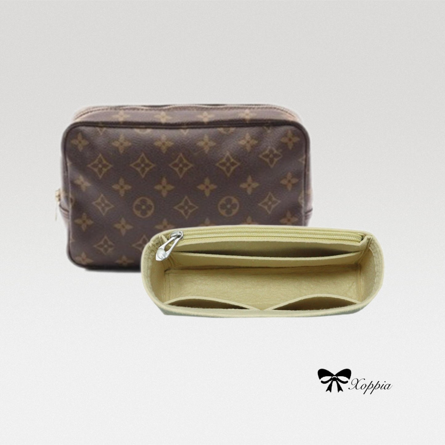 Bag Organizer For LV Trousse Toiletry Pouch Monogram Canvas 23 28. Bag Insert For Handbag Bag.