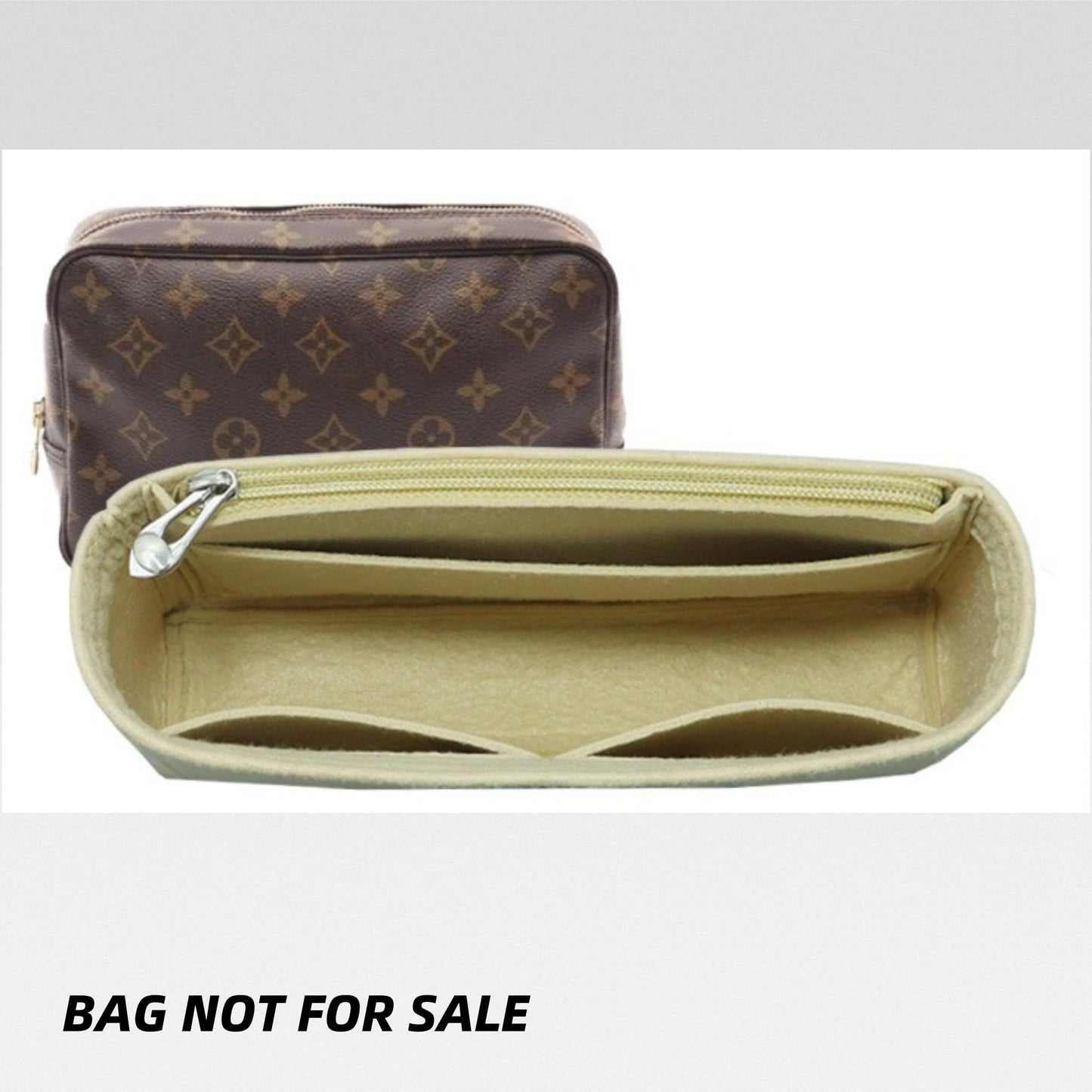 Bag Organizer For LV Trousse Toiletry Pouch Monogram Canvas 23 28. Bag Insert For Handbag Bag.