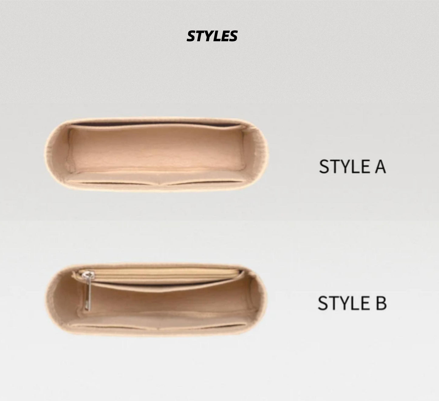 Bag Organizer For TRIOMPH SHOULDER BAG | Bag Insert For Shoulder Bag | Felt Bag Organizer For Handbag Bag