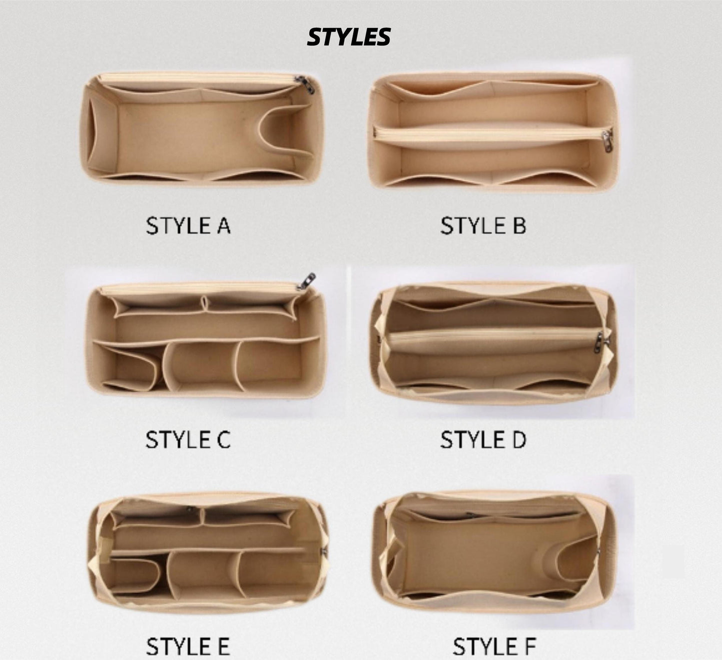 Bag Organizer For Cabata Small Large Tote Bag | Bag Insert For Tote Bag | Bag Organizer For Handbag